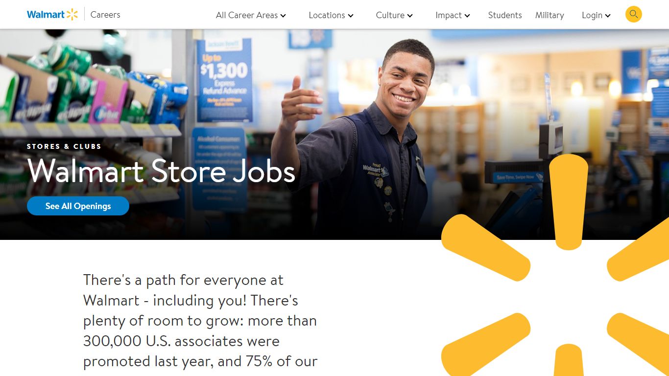 Walmart Store Jobs